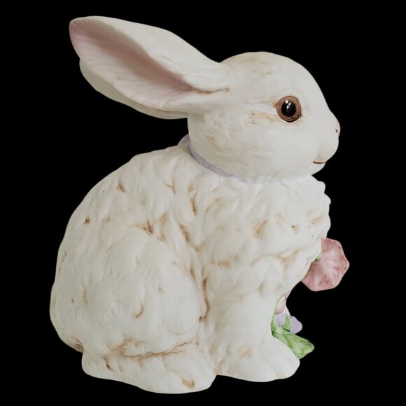 Enesco Bunny Rabbit Wind Up Figurine Musical Oh What a Beautiful Morning Taiwan - Picture 5 of 10